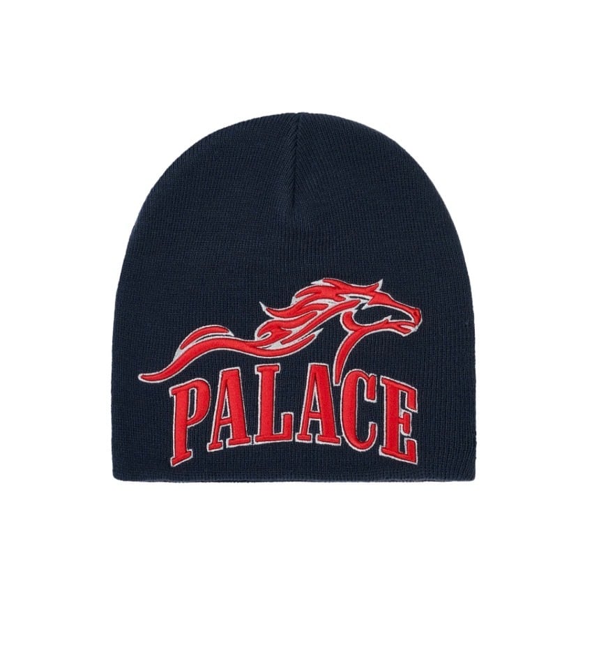 Palace Union Peruvian Beanie Lush Flush (blue) | ARCHELON