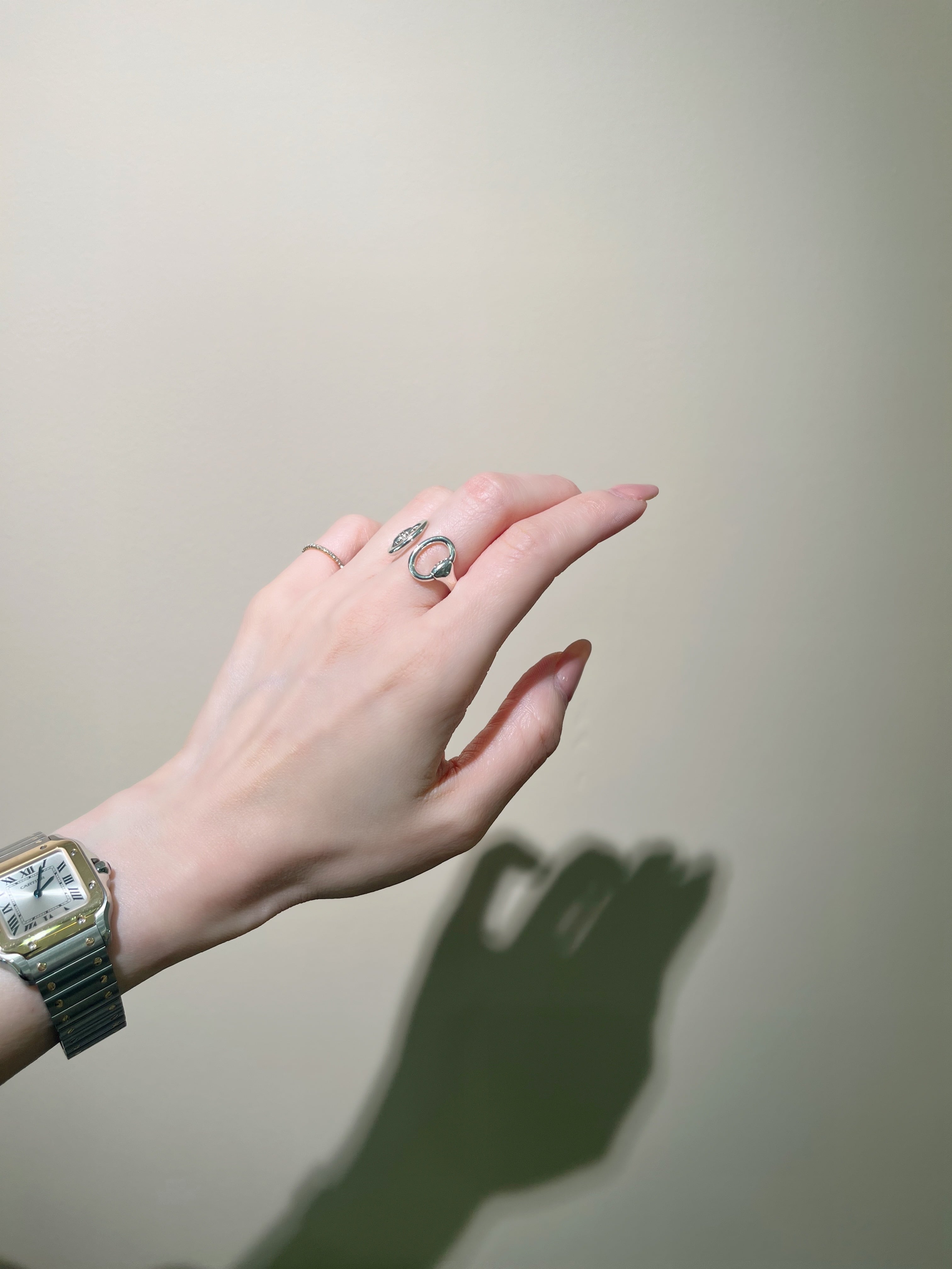 HERMÈS】【12号】Nausicaaナウシカ リング SV925 シルバー オープン