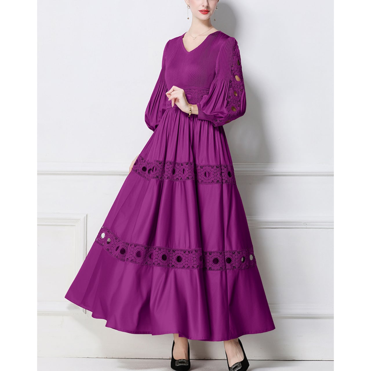 ヴィオレットレースワンピース L1963