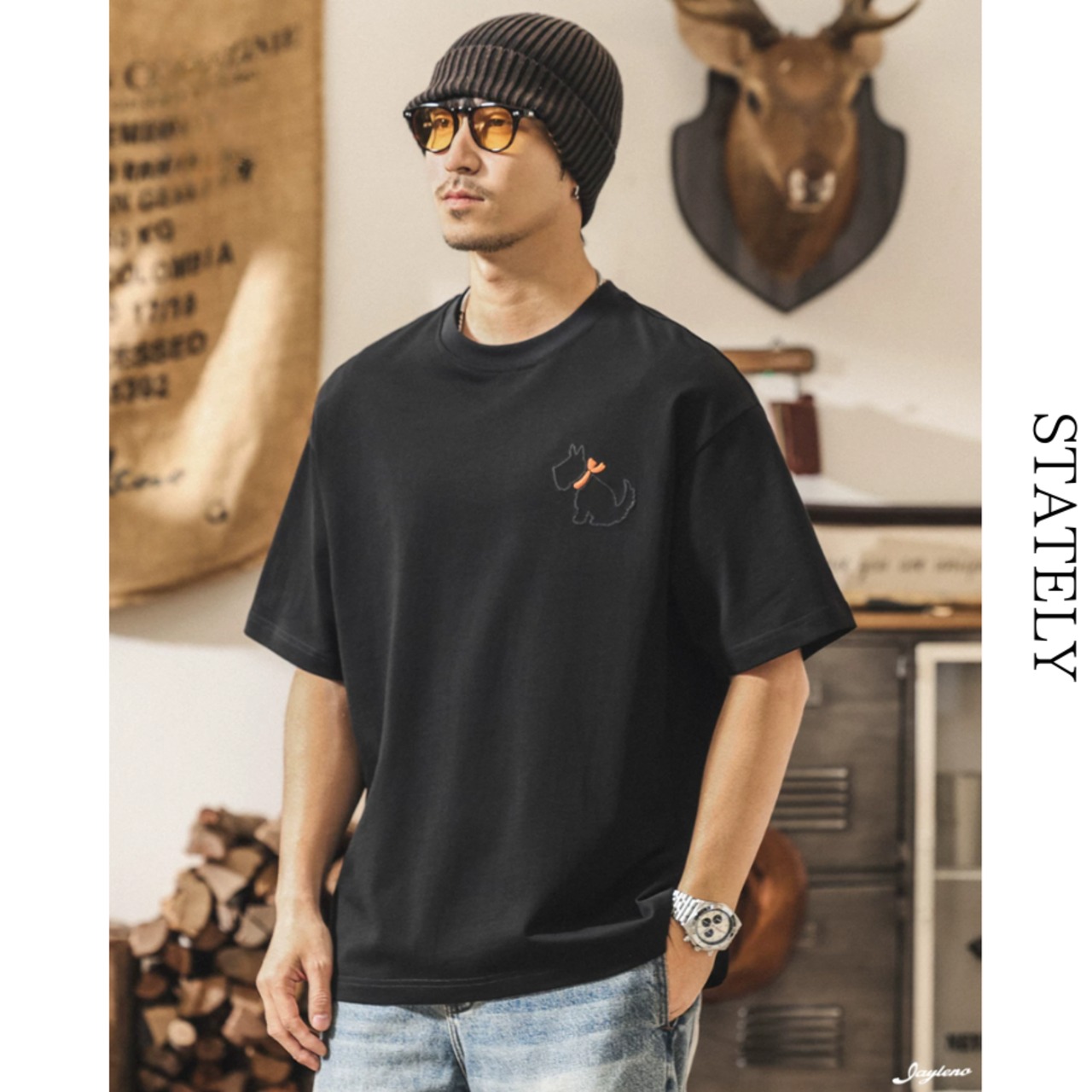Dog Stitch Tee/2color_T301・画像5