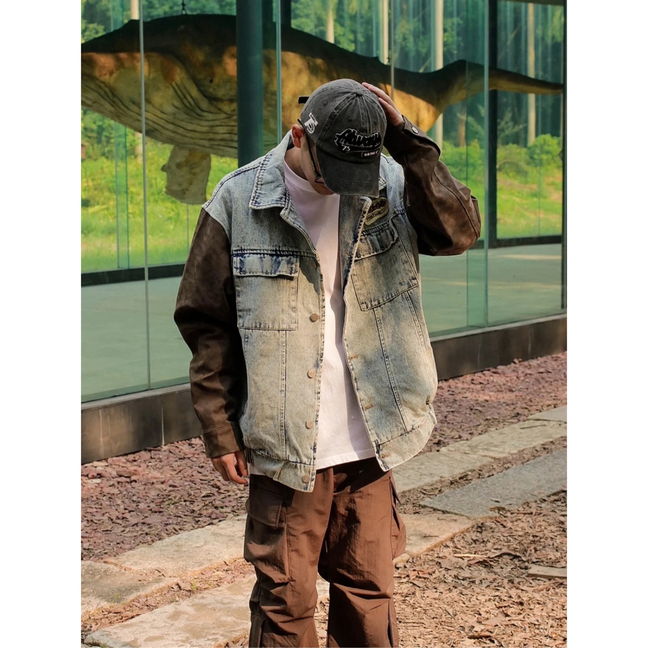 6色ヴィンテージ刺繍 キャップ  G107