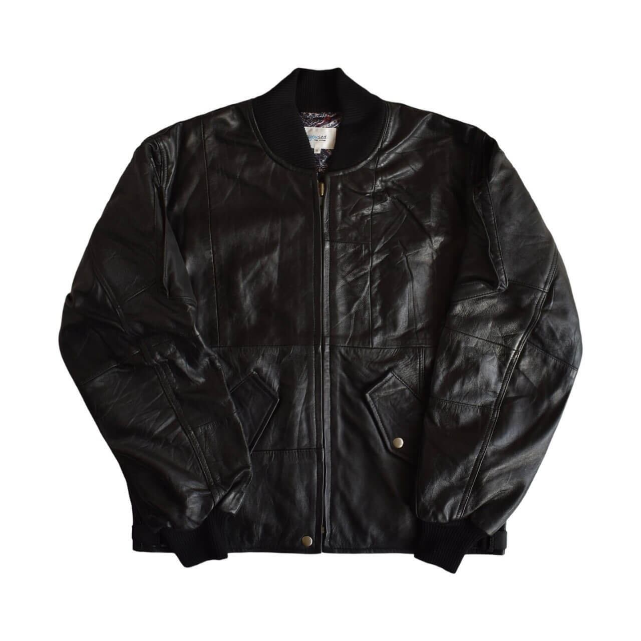 Rakugaki “BLACK PANTHER” Embroidery Leather Riders Jacket ~AZI