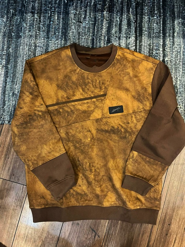 【2026NEW】LAHM ヴィンテージ スエード スウェット