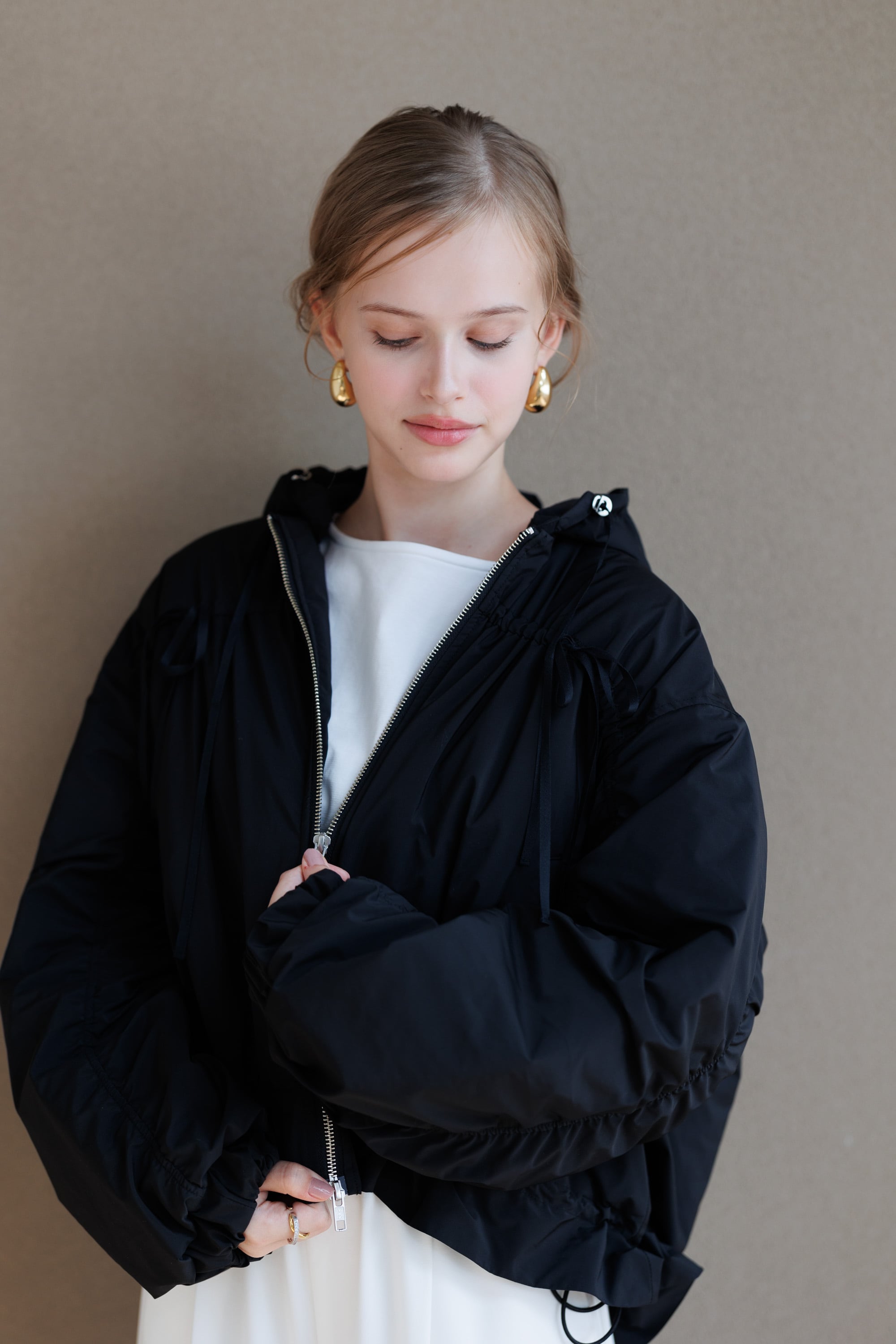 ジャケット・アウター pois ribbon blouson 再販 ribbon blouson【通常商品】2～5日営業日 | pois