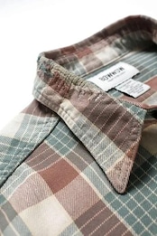【BOW WOW】REPAIRED MOUNTAIN POCKET FLANNEL SHIRT