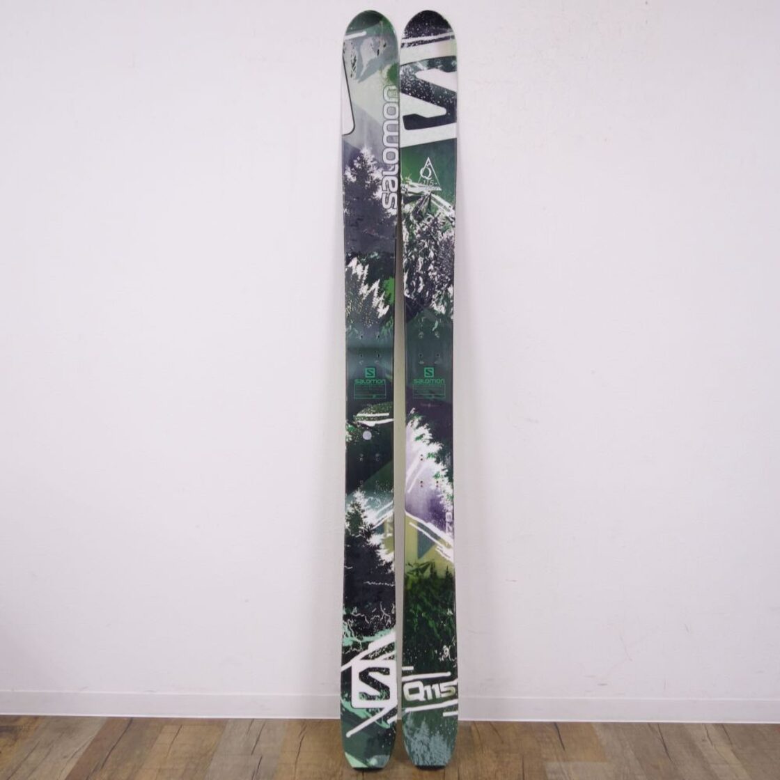 サロモン SALOMON Q115 178cm センター113mm スキー 板のみ アウトドア 