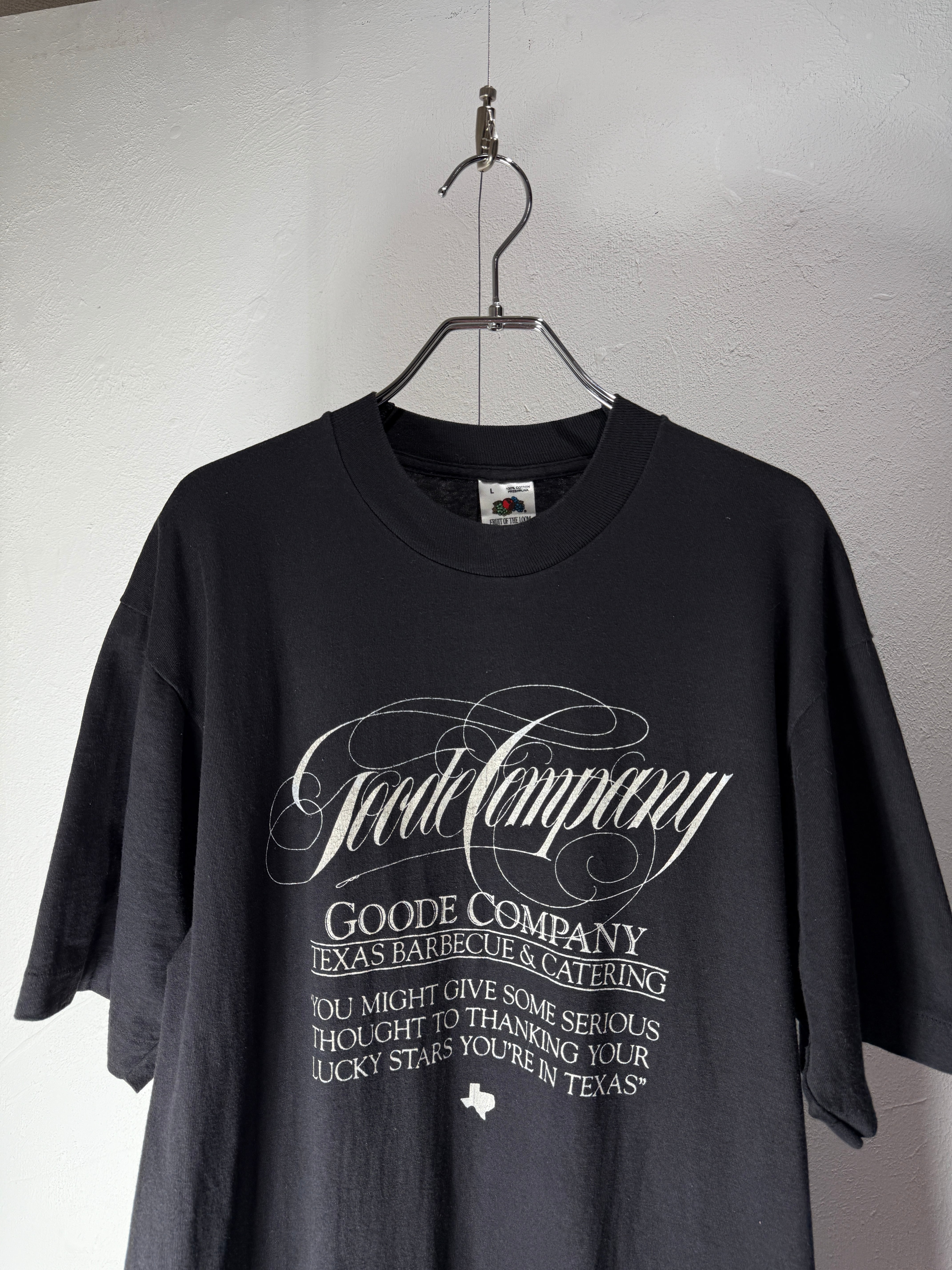 90’s USA made “Goode Company Texas Barbecue” T-shirt