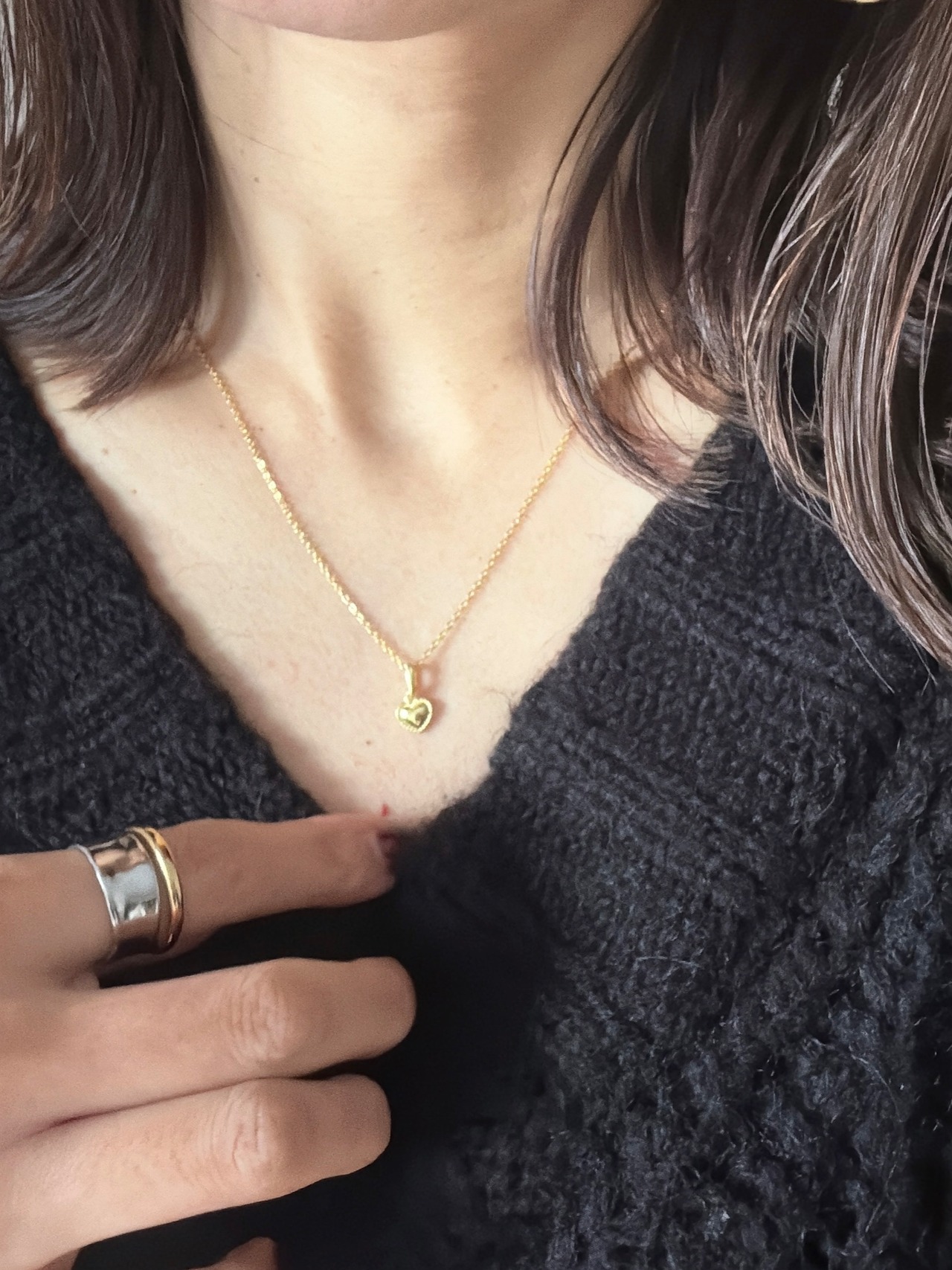 graceful heart necklace