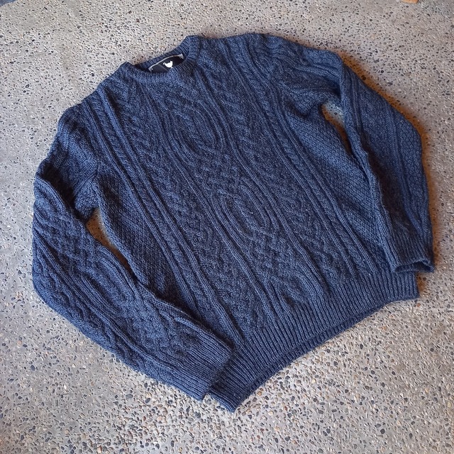 イングランド製 アランニット used [111023]