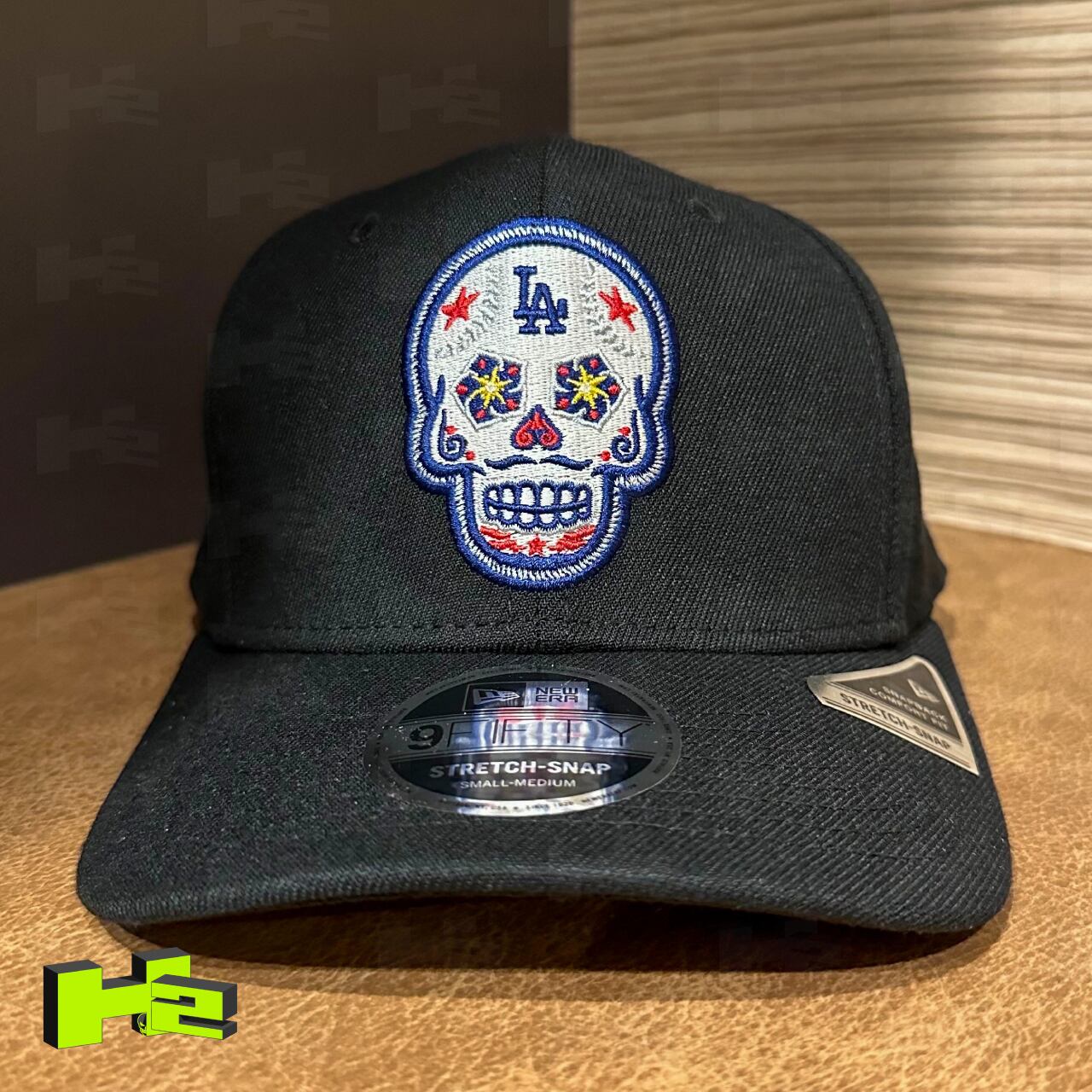 dodgers skull hat