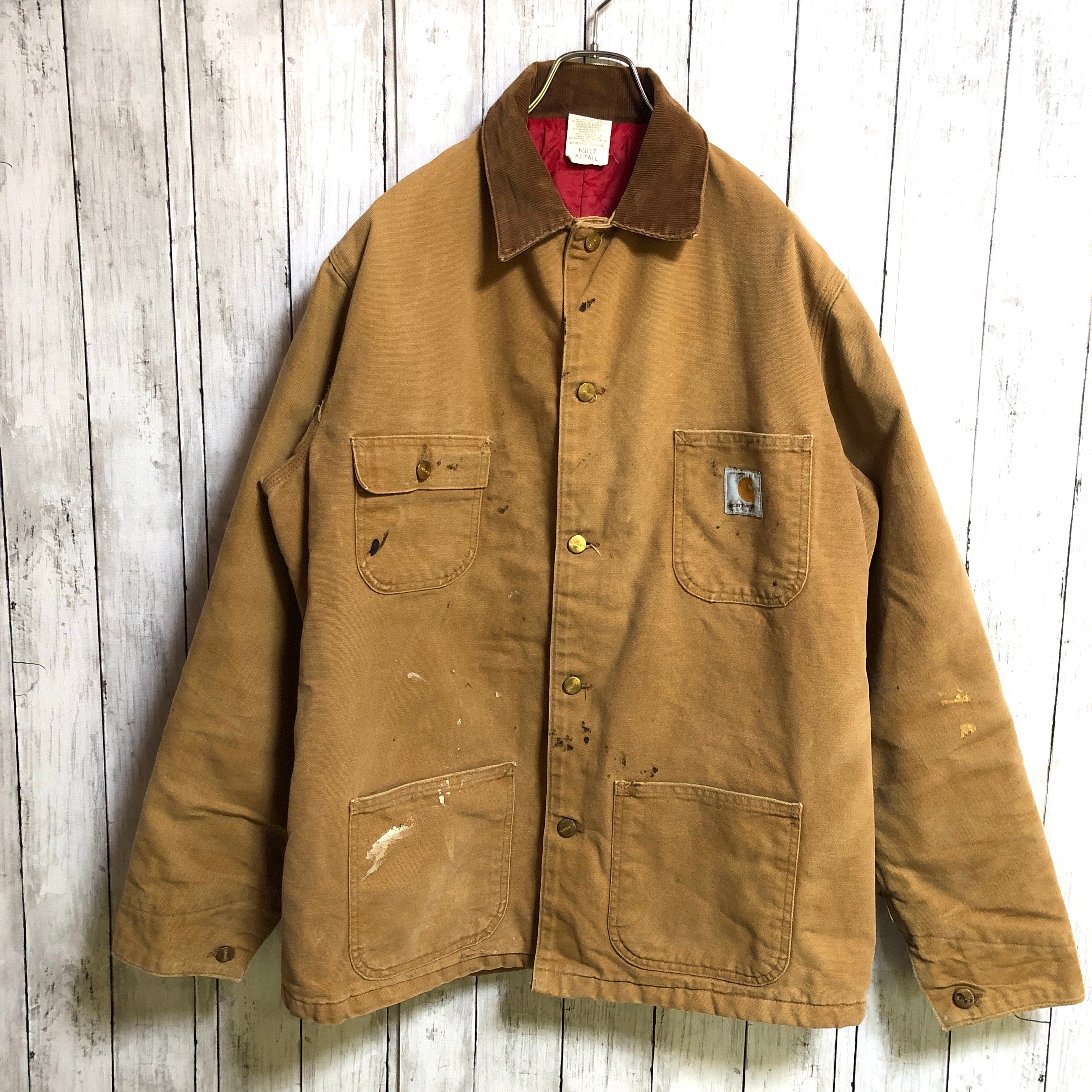 80s carhartt カバーオール　カーハート　vintage