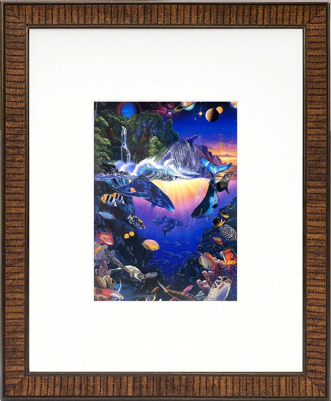 ラッセン ミニアート「ザ コスモス」額縁 2種展開 絵画 インテリア雑貨 