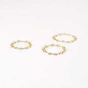 【K18】chain リング