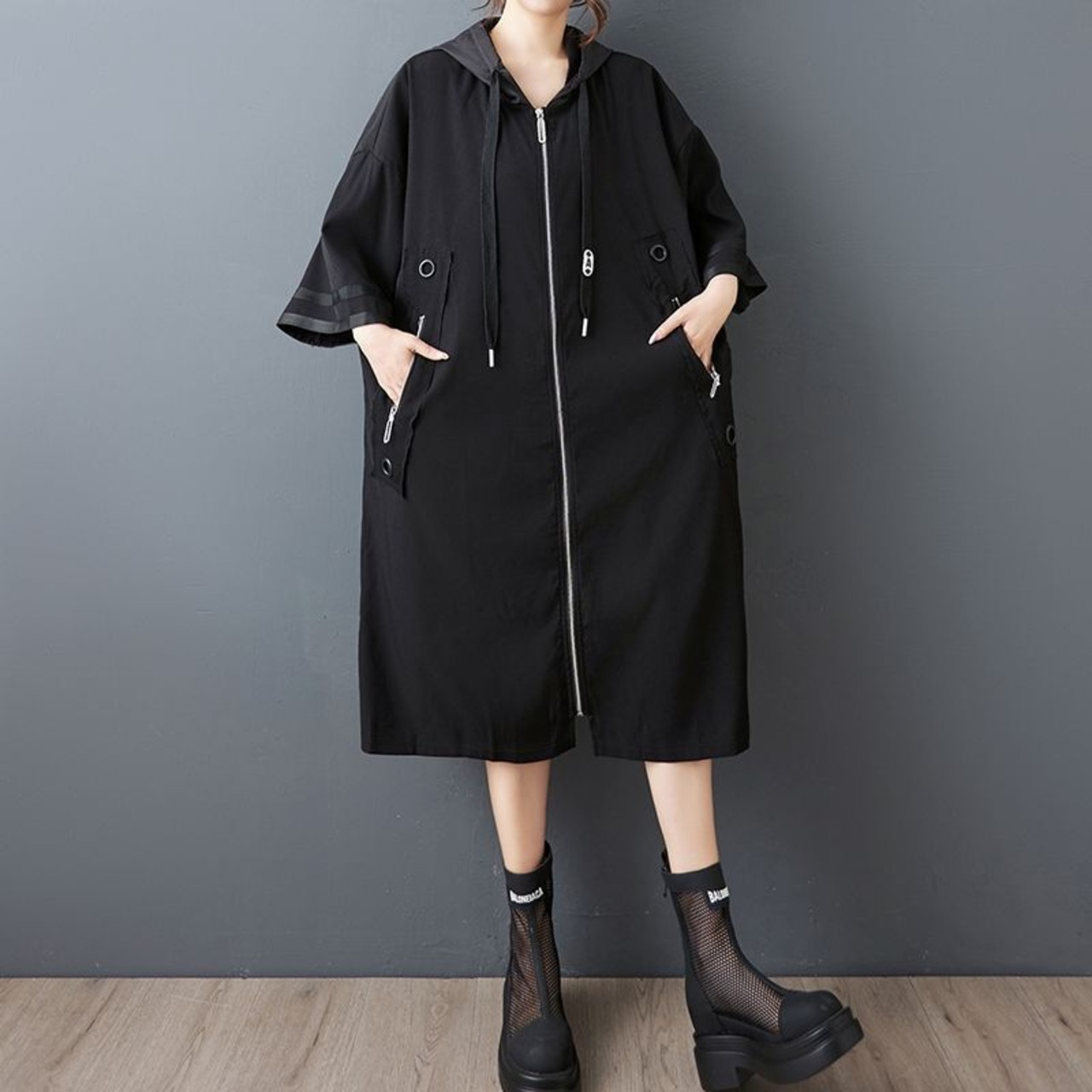 スポーティ モード パーカーコート 00225