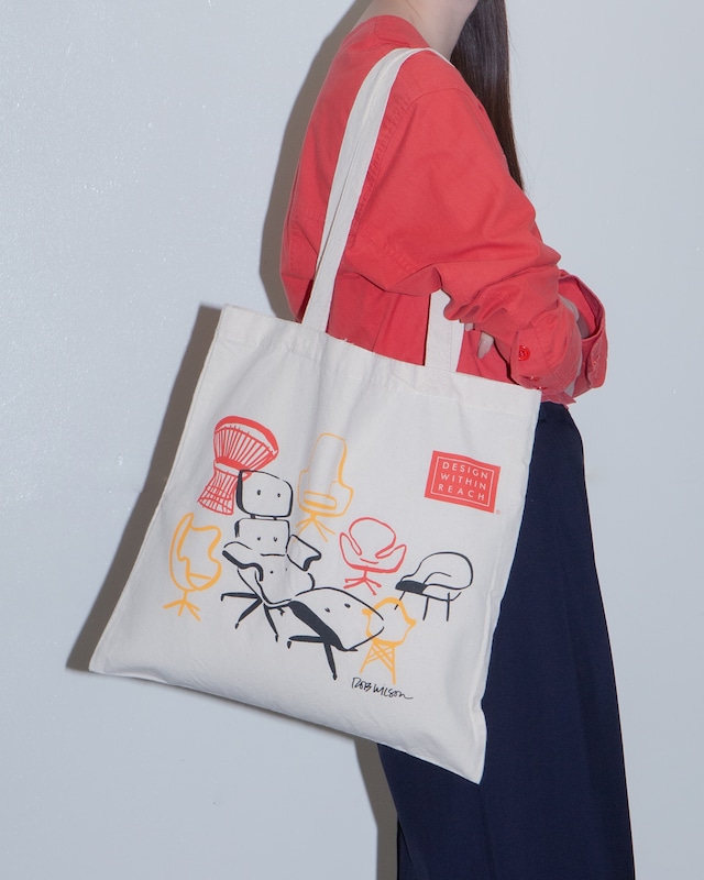 2000s canvas tote bag "DESIGN WITHIN REACH"