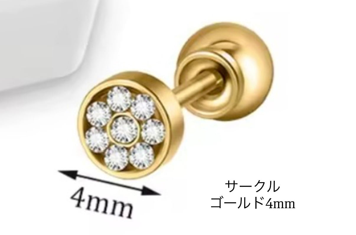 ピアッサー即納サージカルステンレスdesign Pierce 2 piece set | Ache