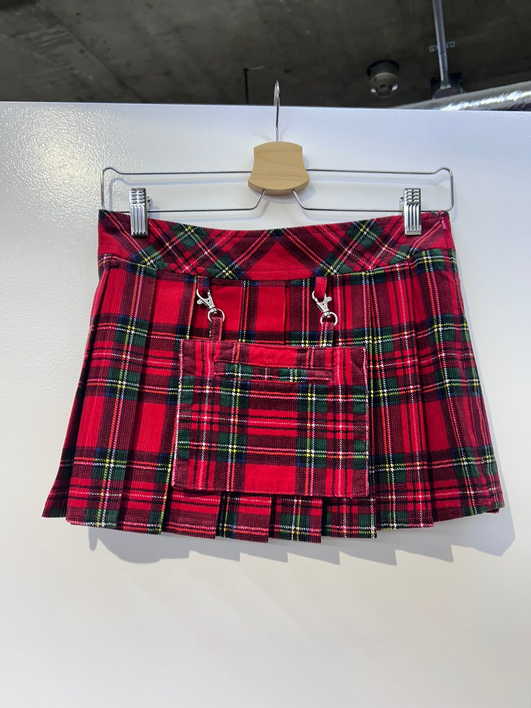 Dead stock pleats skirt