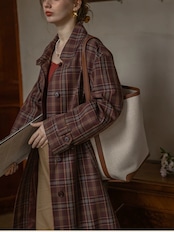 Arden Classic Check Trench Coat F0818