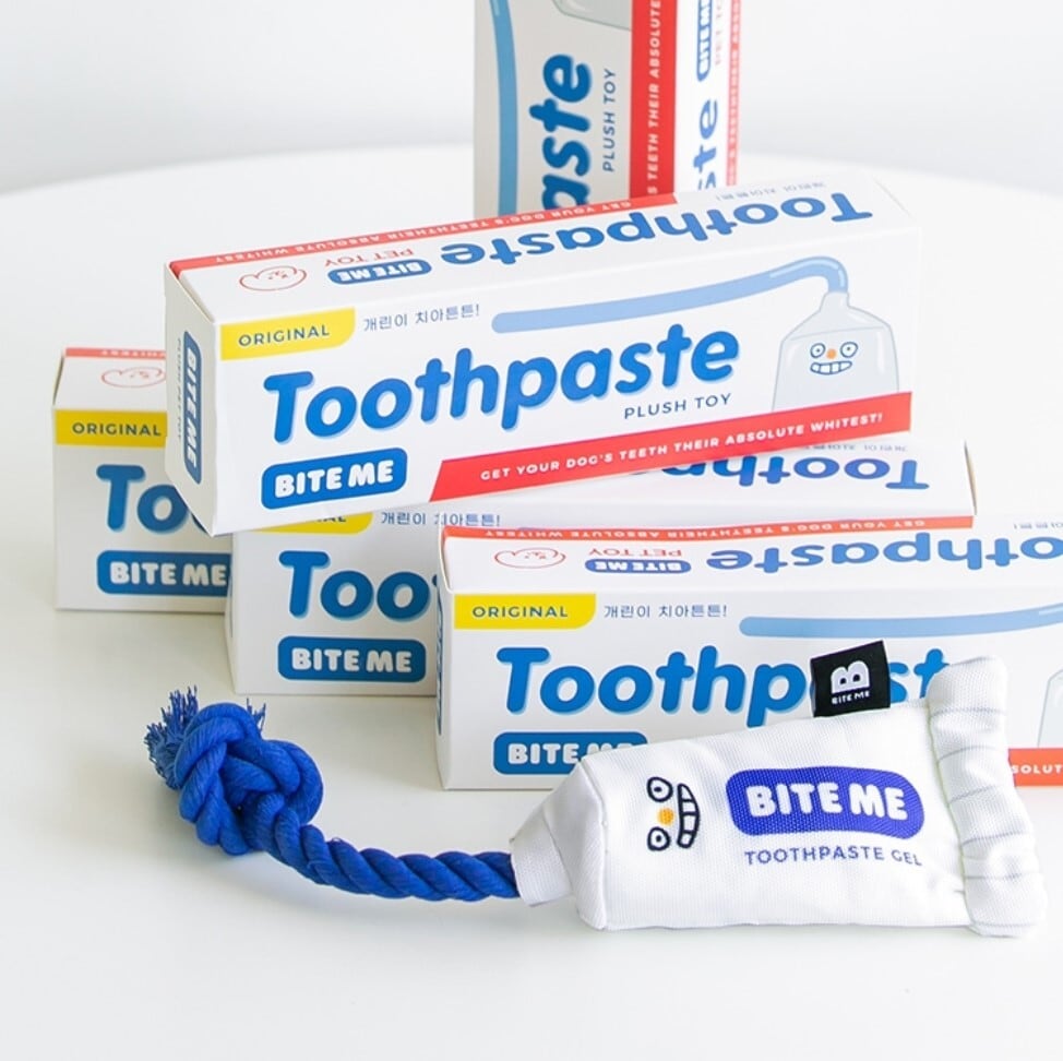 即納【BITEME】Toothpaste Gel Plush Toy