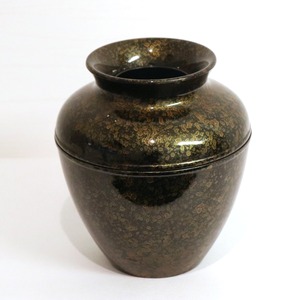 津軽塗（唐塗）バカ塗り・壺型花瓶・花器・No.200815-008・梱包サイズ60