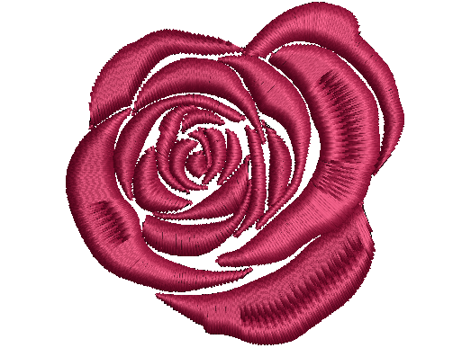 刺繍データ】バラ 薔薇 タイプA Rose ※ジャノメ専用 | studio yossy