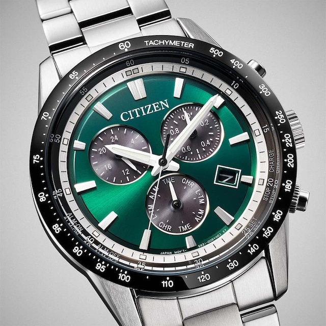 CITIZEN COLLECTION シチズンコレクション エコドライブ クロノグラフ 10気圧防水 メンズ腕時計 BL5614-59W