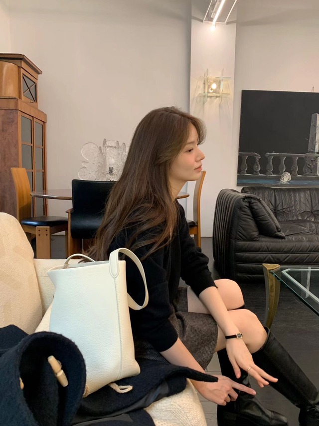 (OUNCE) check hole banding short pants