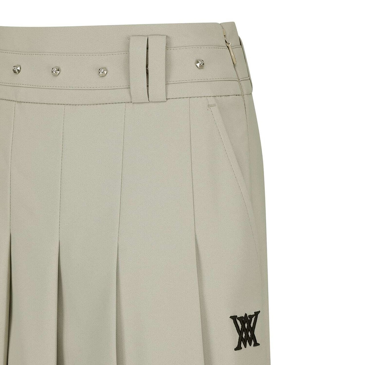 W BUCKLE POINT PLEATS SQ