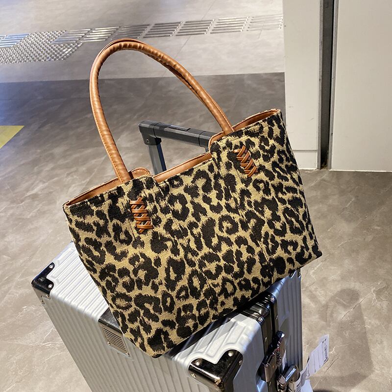 レオパードオータムウィンターワンショルダー 秋物 冬物 トートバッグ Tiancai_Wing_Bag12209383213