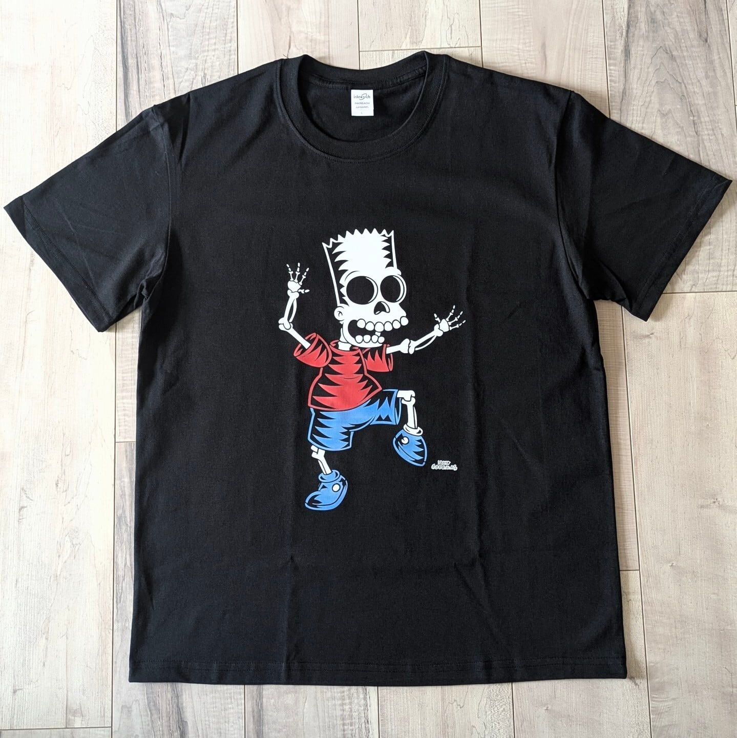 【 The Simpsons（ ザ・シンプソンズ ）】バートシンプソン スケルトンver. / Tシャツ〚アメリカン雑貨 アメトイ〛