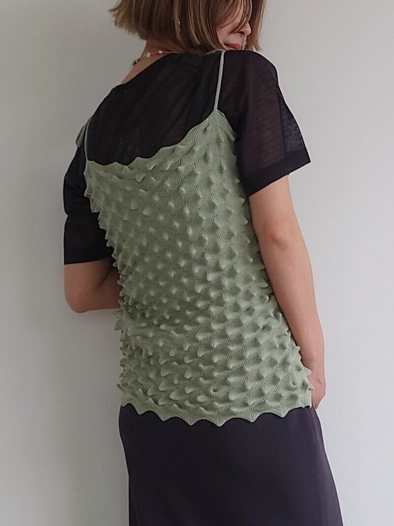 OPEN SESAME CLUB】durian camisole Sage | LIKE FOR LIKE