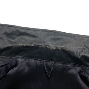 vintage 1960’s black satin double riders jacket