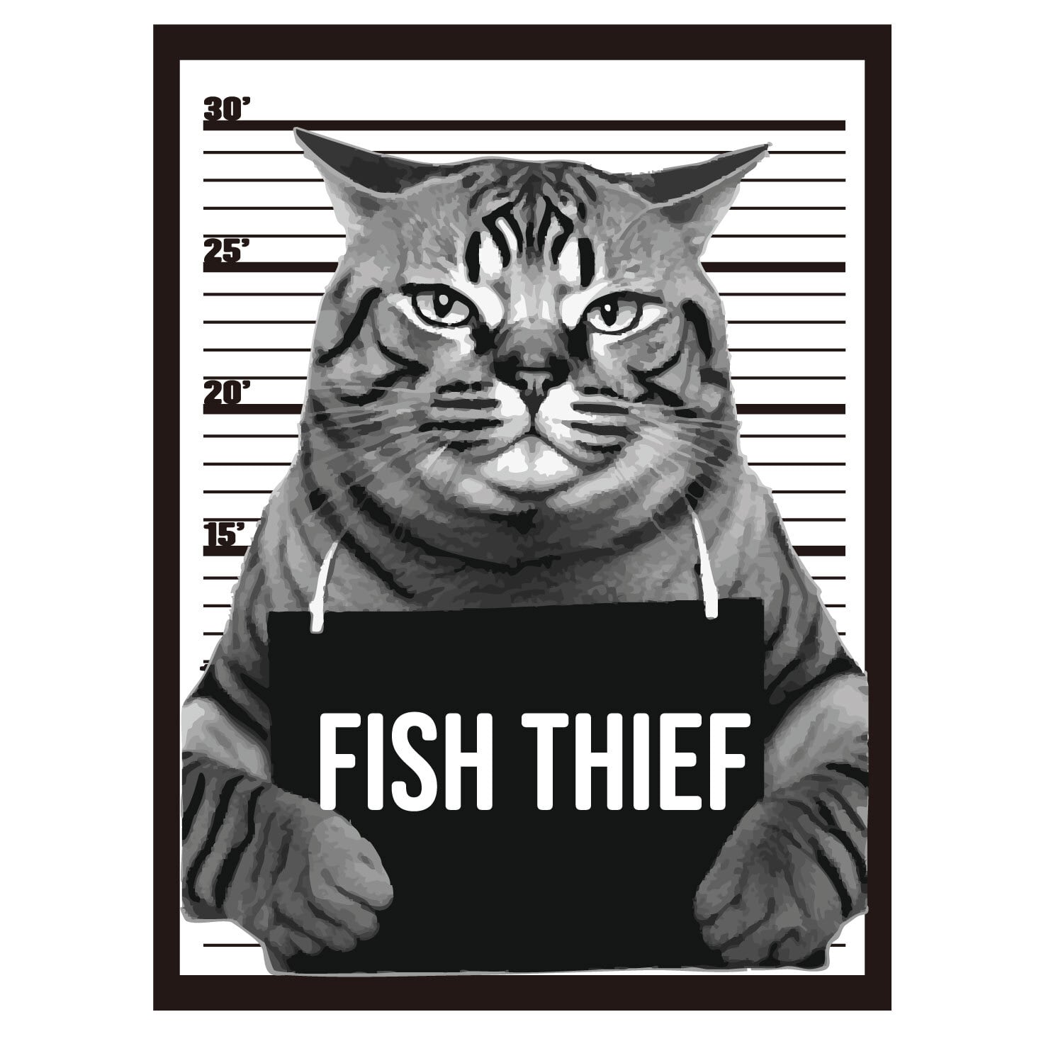 監獄 刑務所 不良 猫 ステッカー シール CAT STICKER JAIL : CTST-001