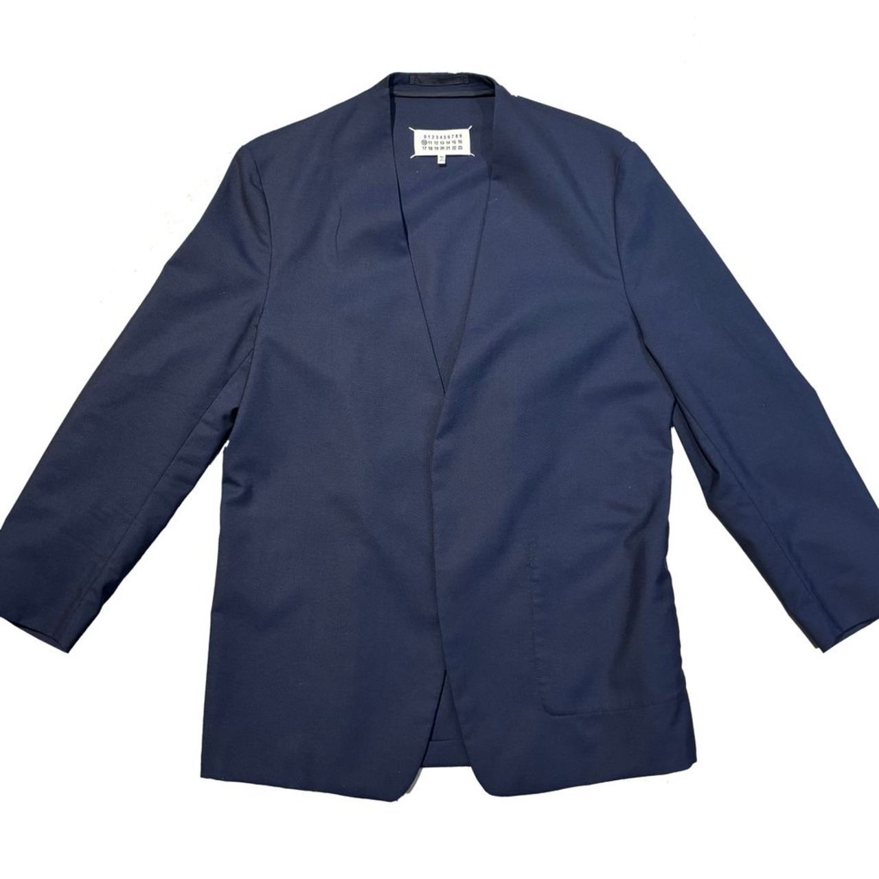 Maison Margiela メゾンマルジェラ 22SS Wool No-collar Jacket ノー 