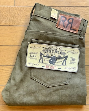 新品 RRL 限定 オリーブデニム リジット サイズ32-30