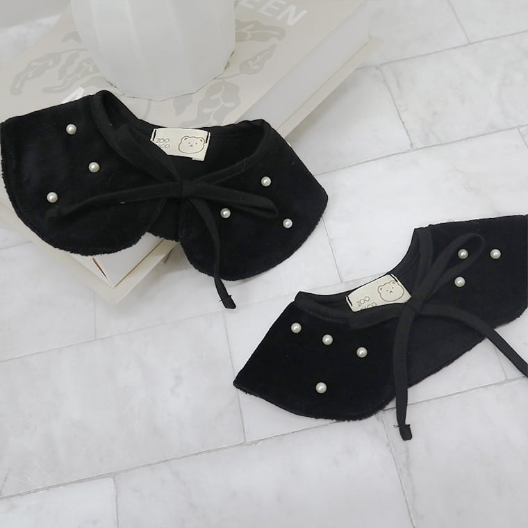 blanc beret & cape / 犬用 帽子 ベレー帽 ケープ ベロア 上品 冬アイテム バンダナ スカーフ アクセサリー ドッグウェア ペット用 cap 被り物 お揃い お出かけ 撮影会 韓国ワンコ服