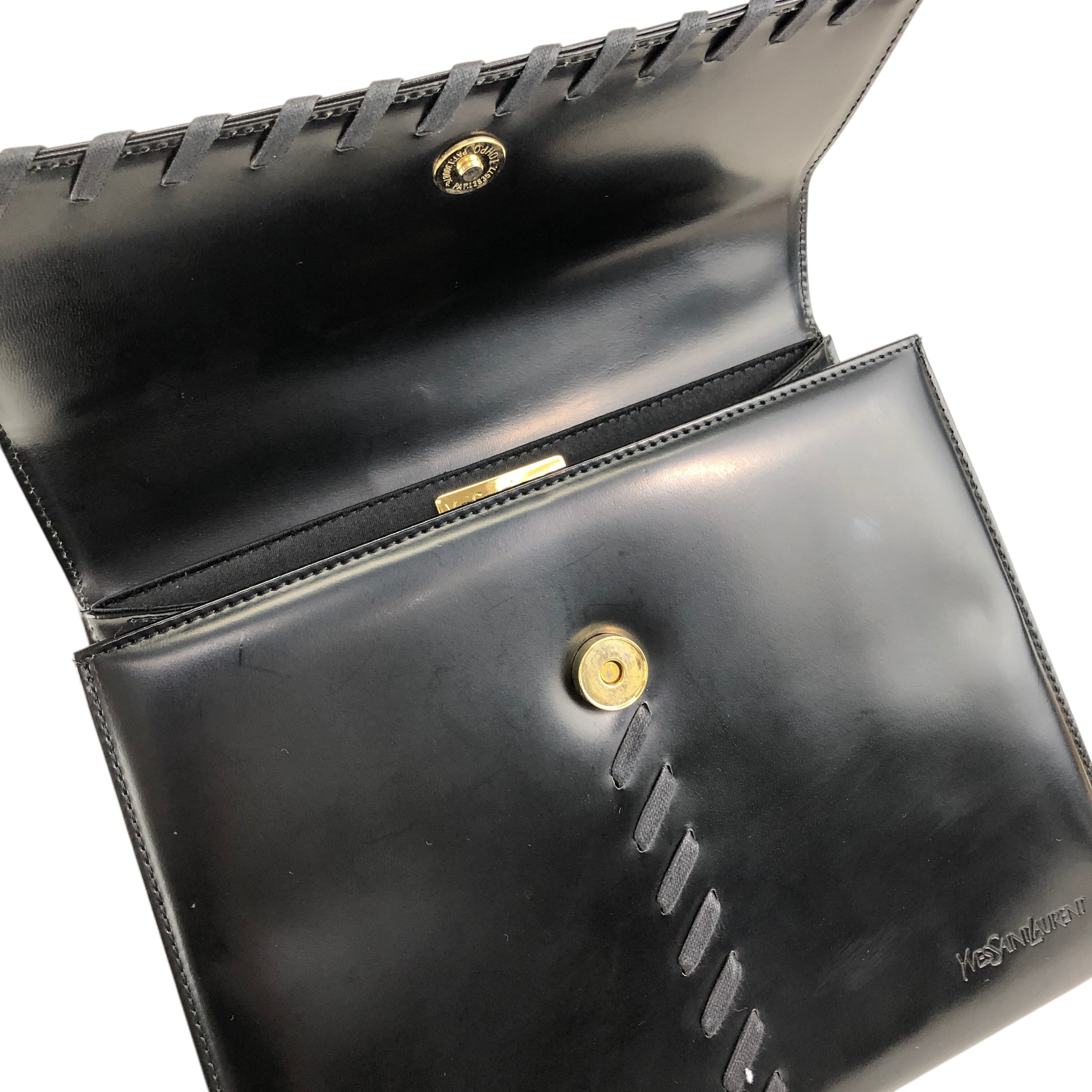 Yves Saint Laurent イヴ・サンローラン ハンドバッグ ブラック