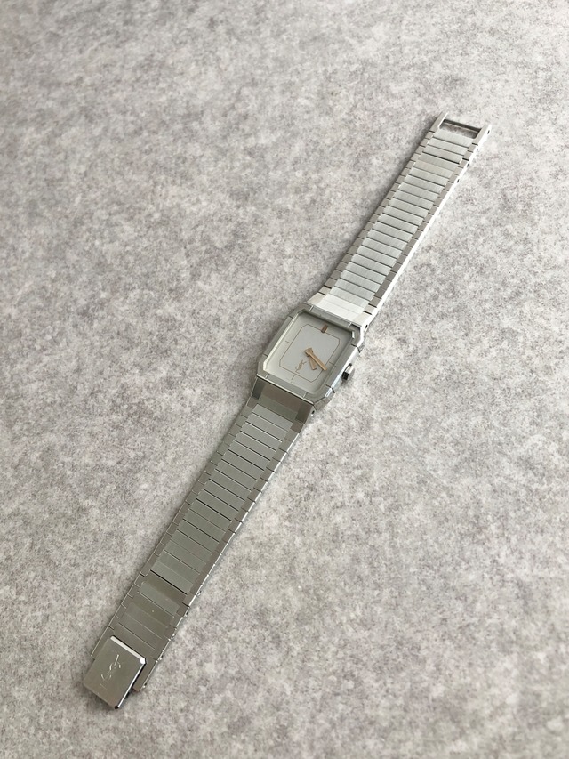Yves Saint Laurent イヴ・サンローラン 腕時計 シルバー ステンレススチール 4-108019TA vintage ヴィンテージ オールド pg8xvz