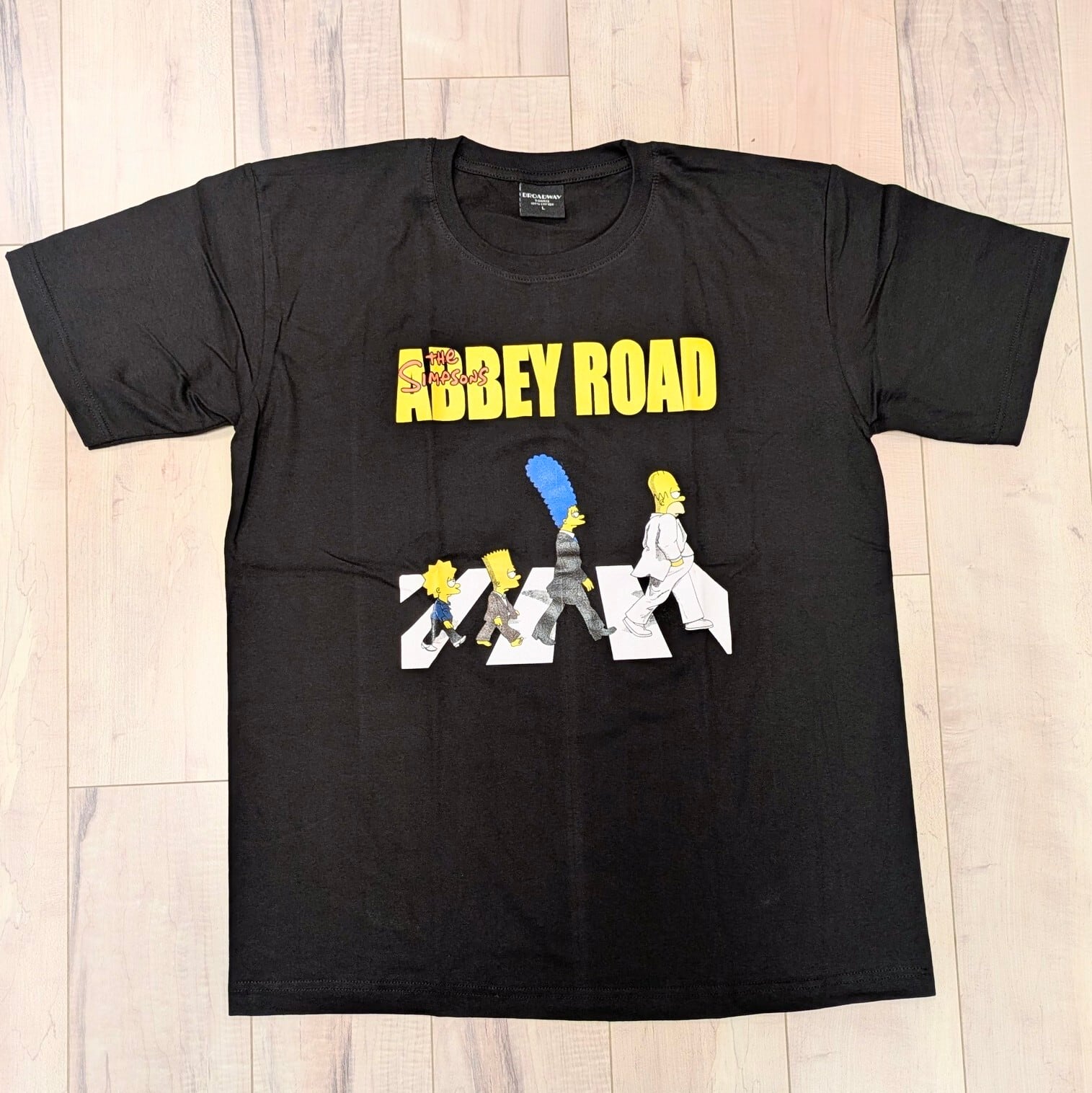 【 ザ・シンプソンズ（The Simpsons）】ABBEY ROAD / アビーロード / アビイ・ロード/ Tシャツ〚アメリカン雑貨 アメトイ〛