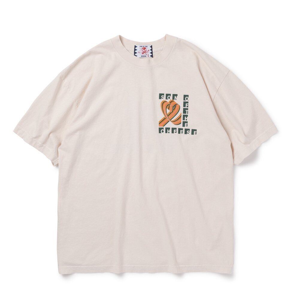 SON OF THE CHEESE サノバチーズ HEART TEE(CREAM) SC2310-TS01