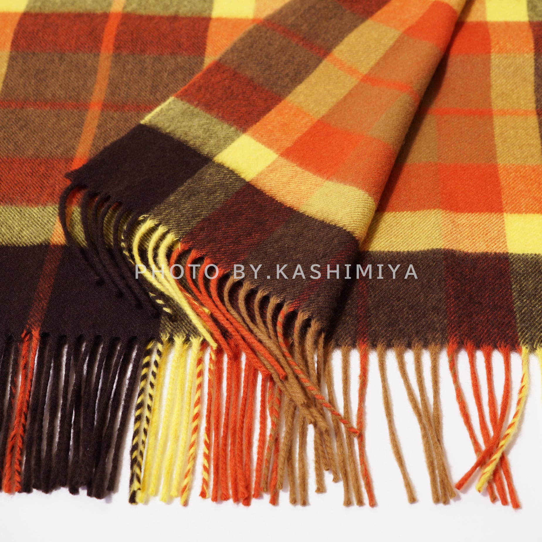 TOMORROWLAND 100%カシミヤ ストール オレンジ 新品