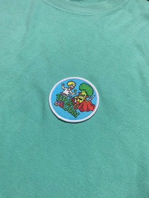BROC&COLI ティファニー ブルー・ワッペンTシャツ