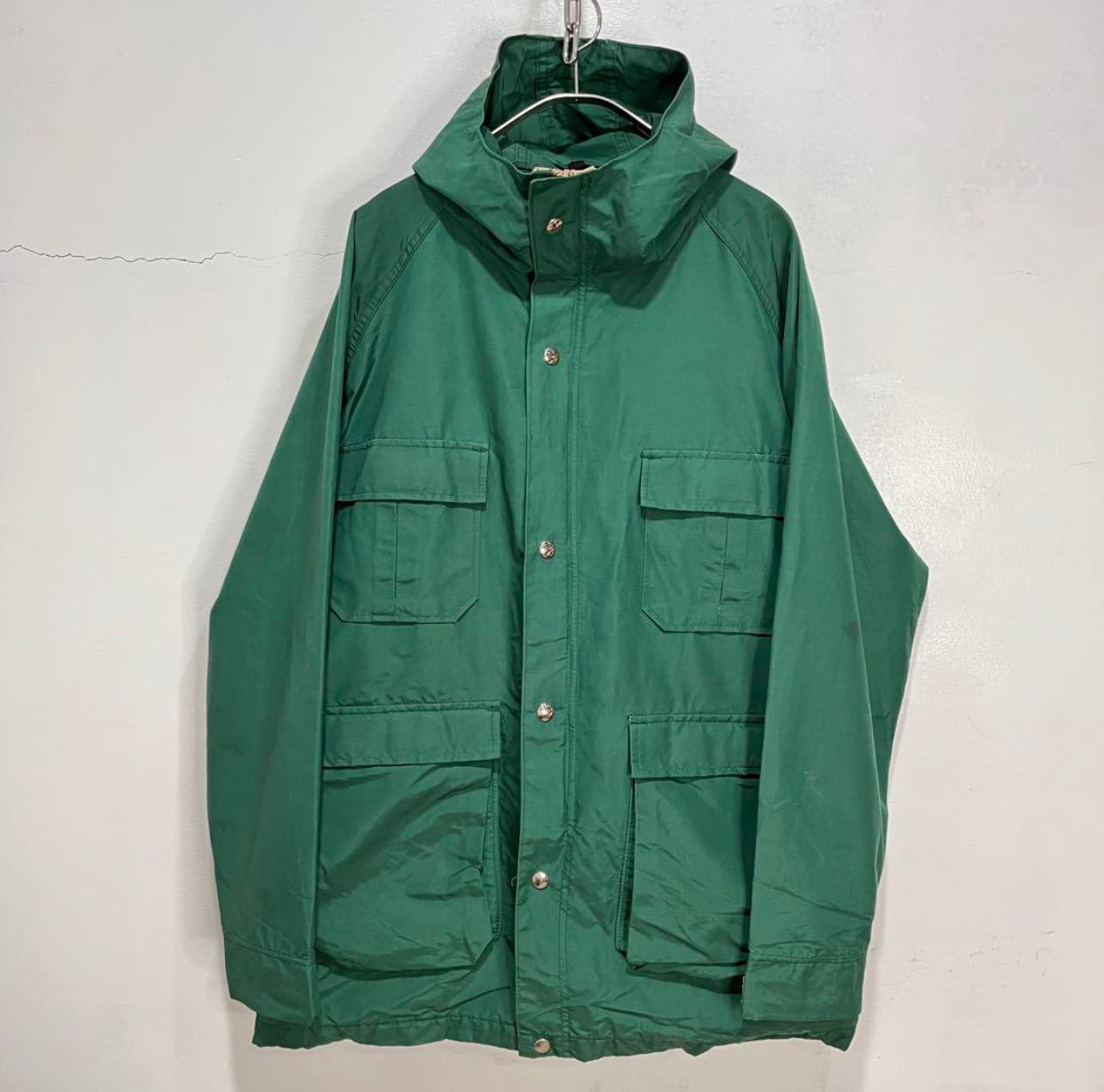 80s L.L.bean マウンテンパーカー USA製 緑 L ナイロンコットン 80s L.L.bean マウンテンパーカー USA製 緑 L ナイロンコットン
