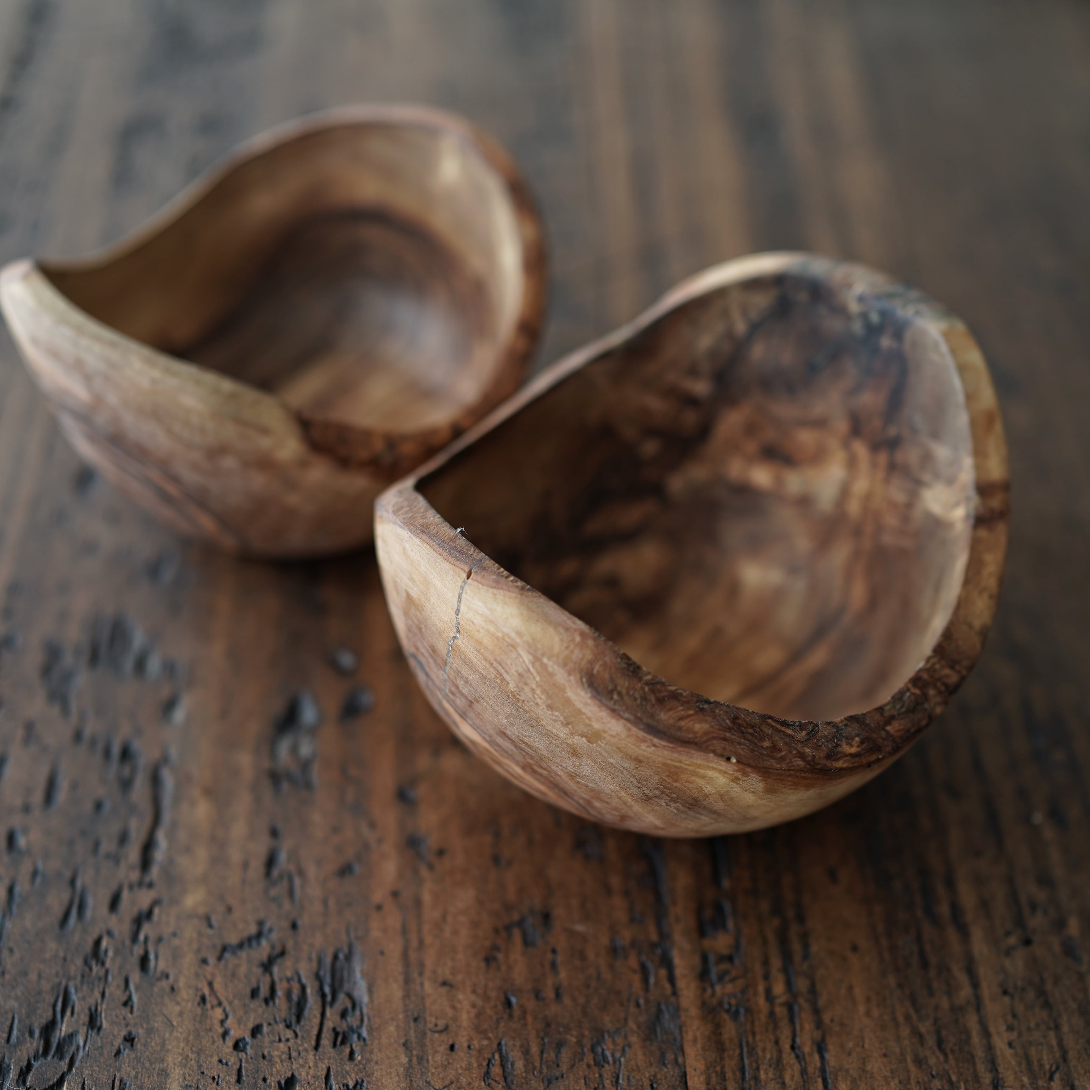 樹齢400年のオリーブのボウル　内径21.7cm オリーブウッドボウル | Sweet Things