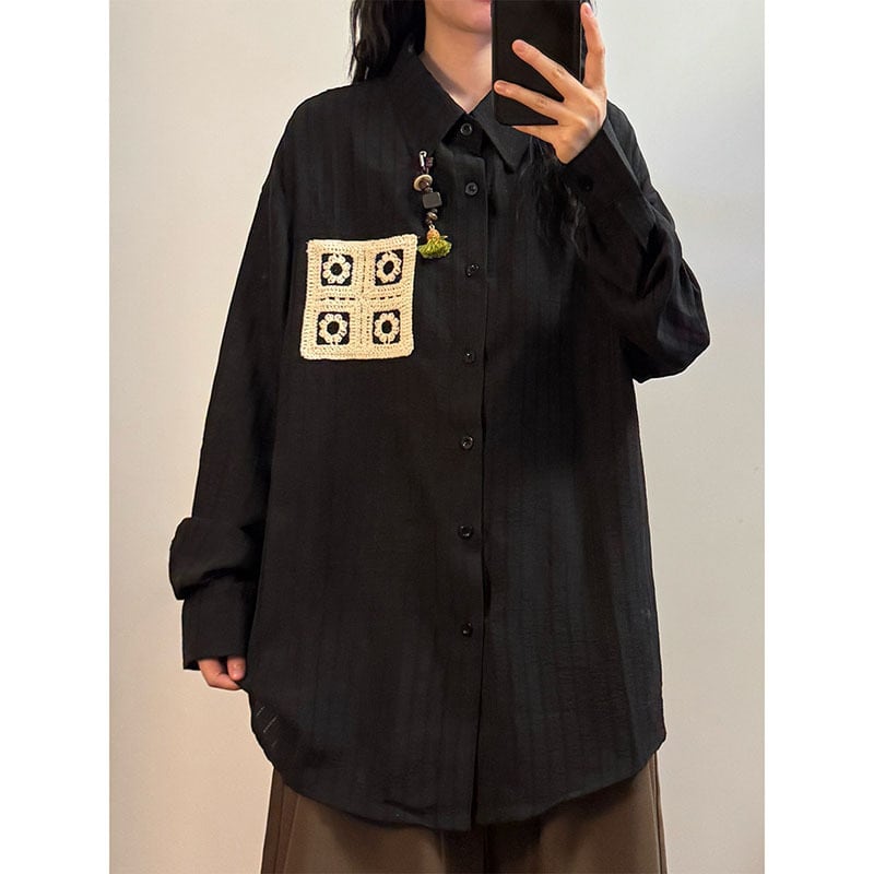 UATONLINEシリーズ】☆シャツ☆ 3color トップス 長袖 ユニセックス