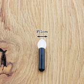 志々田清心堂 シリコンチップ シングル 日本製 2本入 ブラック SK-360