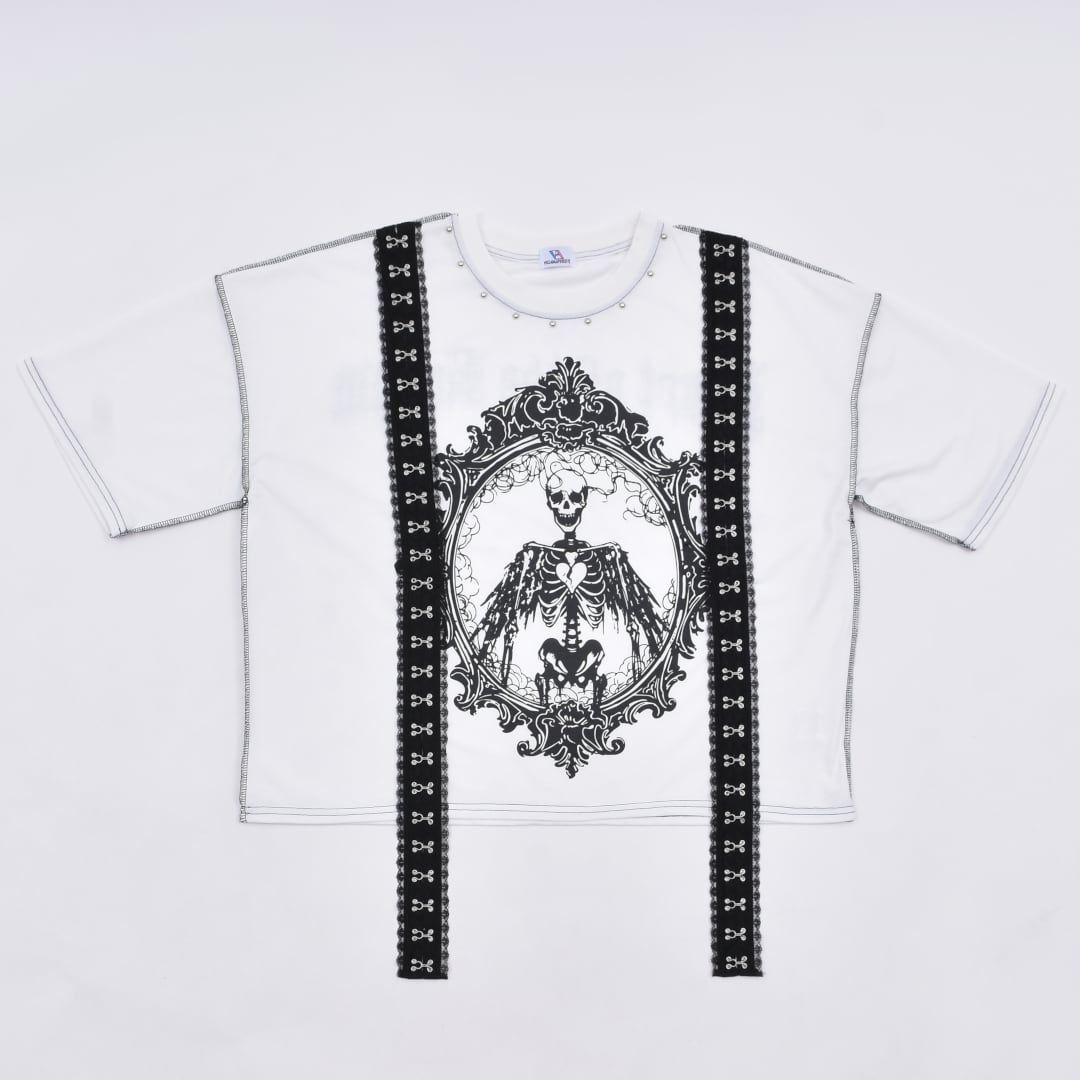 ゴススカル レースホックステッチTシャツ | VOLCAN&APHRODITE 公式通販