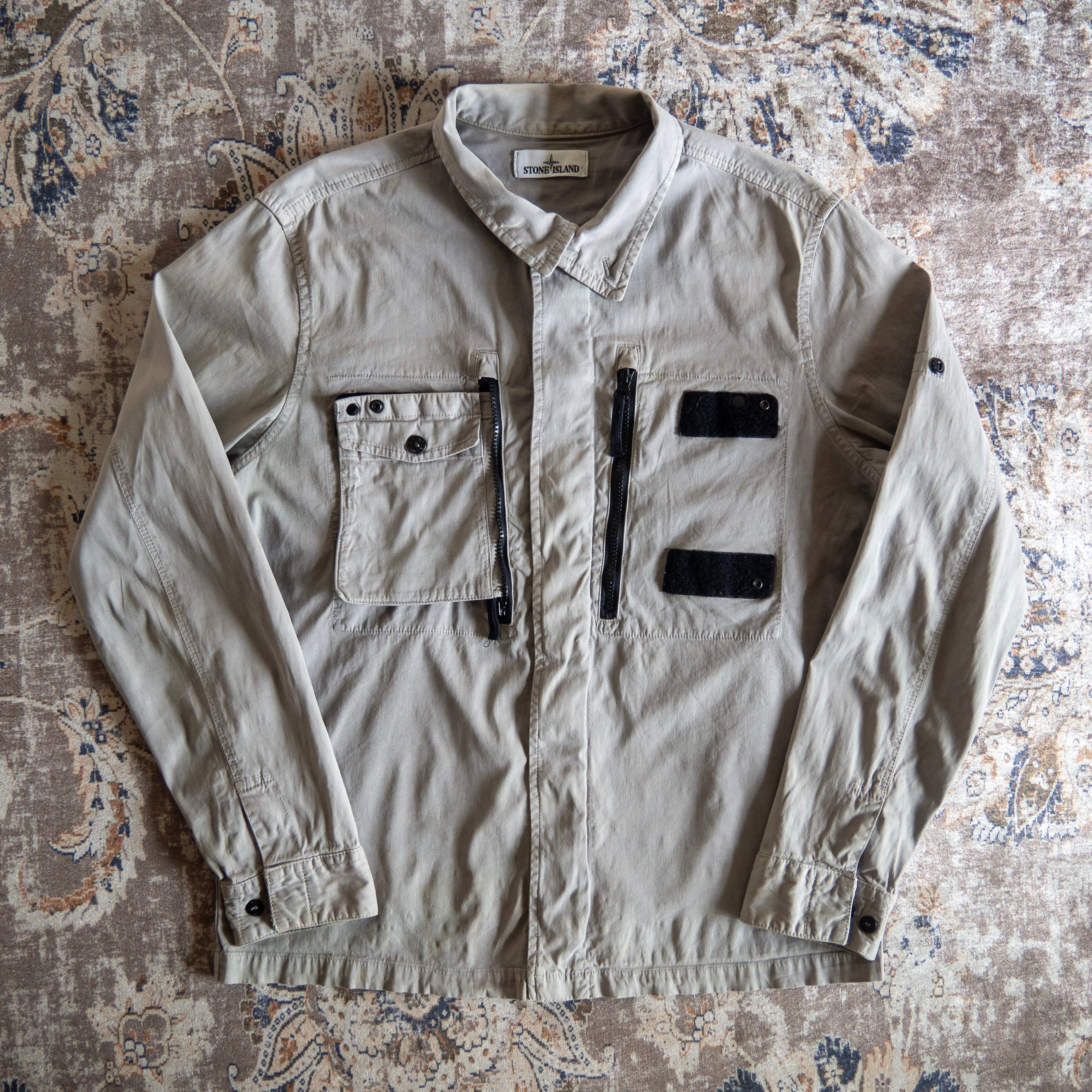 15AW Stone Island Utility Shirts Jacket Made in Italy