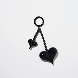 STRING TING　Big Love Obsidian Shorty Bag Charm