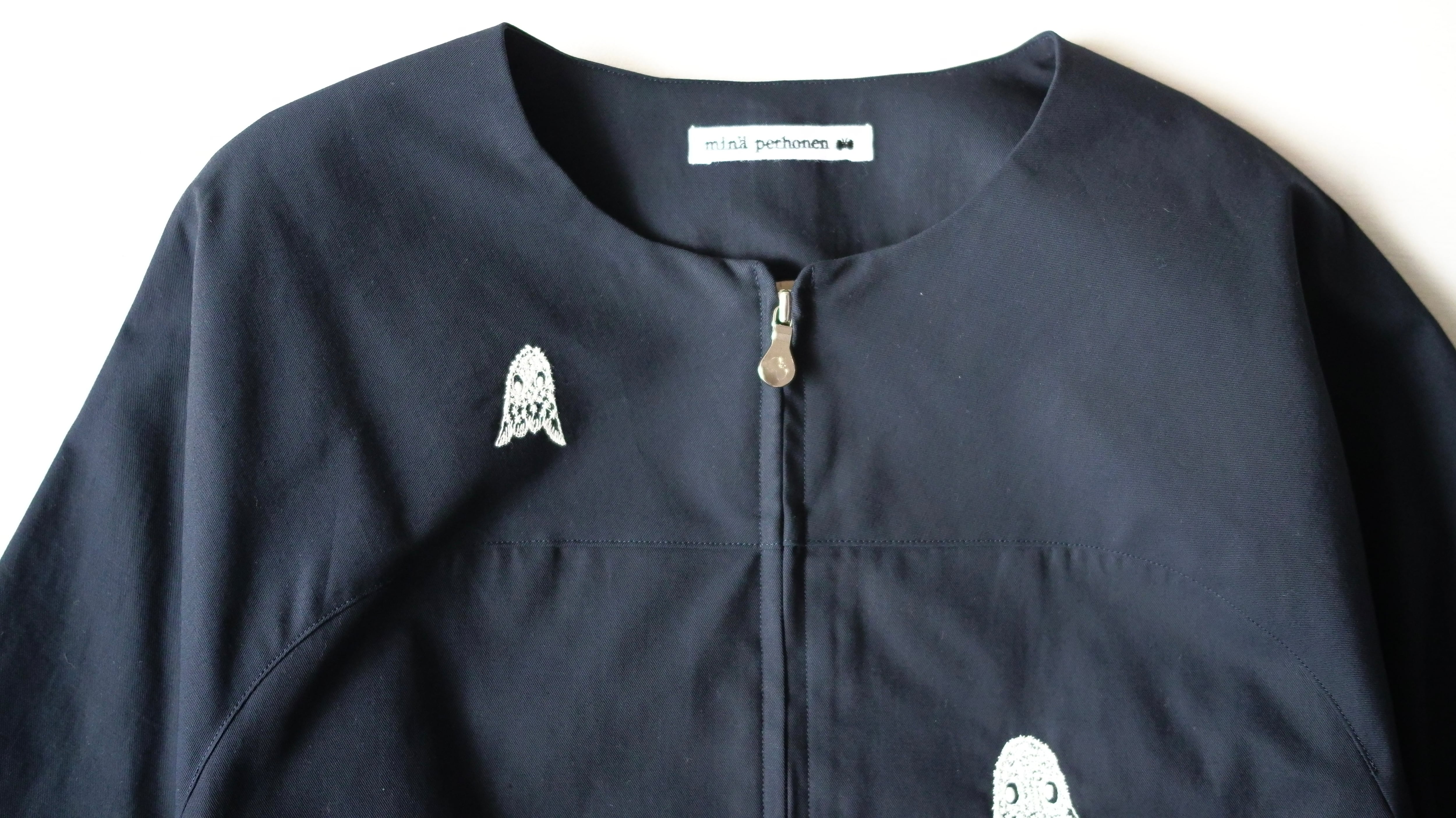 mina perhonen 26SS 〉 troll “ジャケット” / AES2078PD / navy | 世界